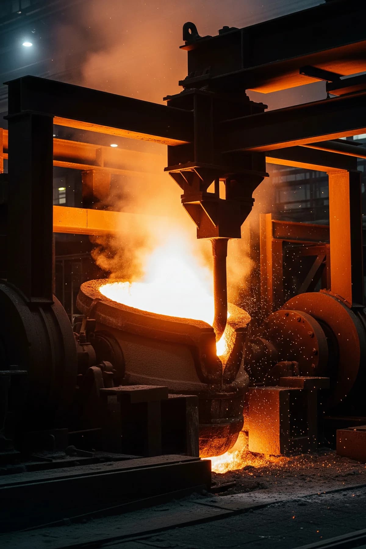 Forno de fundição para processamento de Ta e Nb